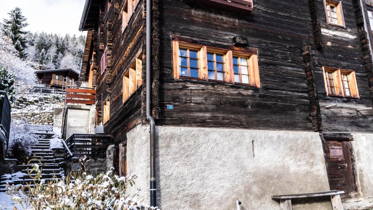 Heimeliges Walliserhaus Fiesch Εξωτερικό φωτογραφία