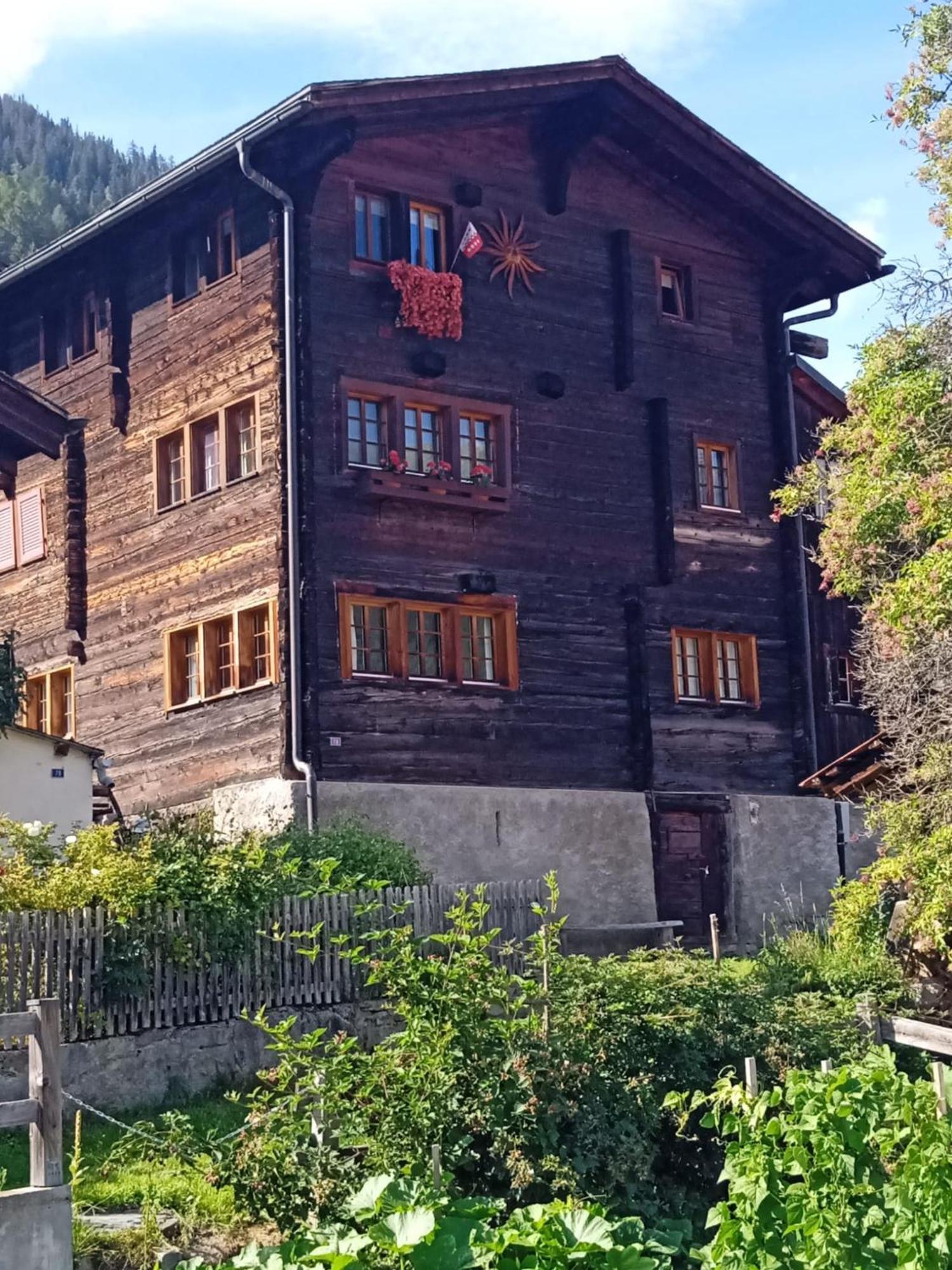 Heimeliges Walliserhaus Fiesch Εξωτερικό φωτογραφία